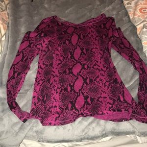 Express animal print top